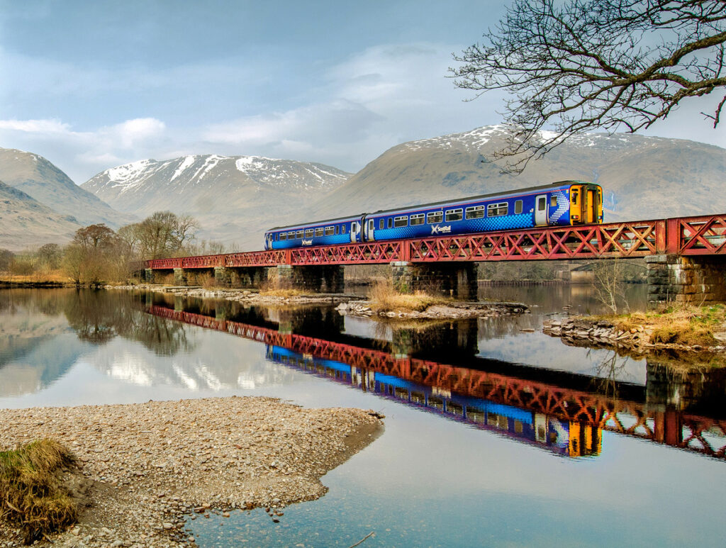 Rannoch Moor  transport by train