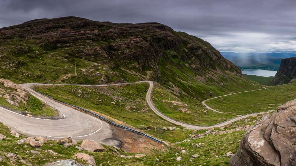 Applecross Peninsula   way road