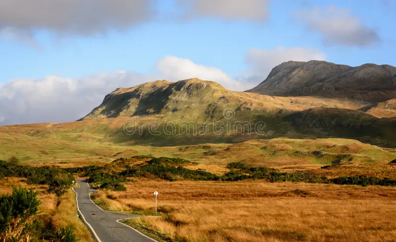 Ardnamurchan Peninsula way road