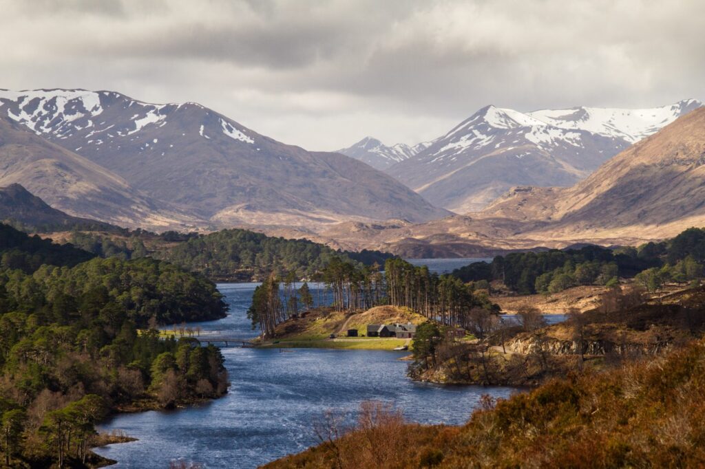 Glen Affric forest nature and river