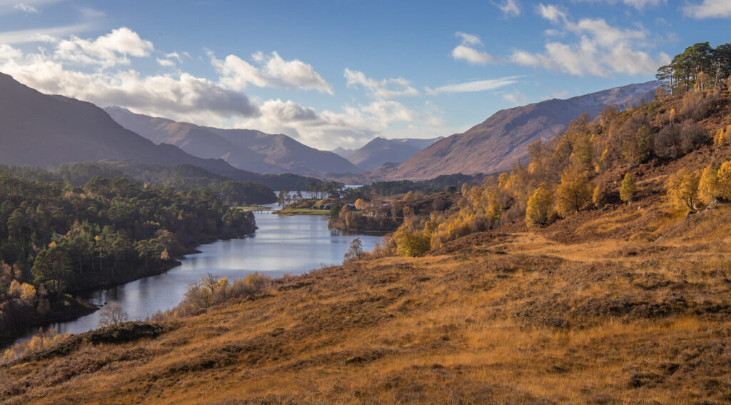 Glen Affric autumn seson view 