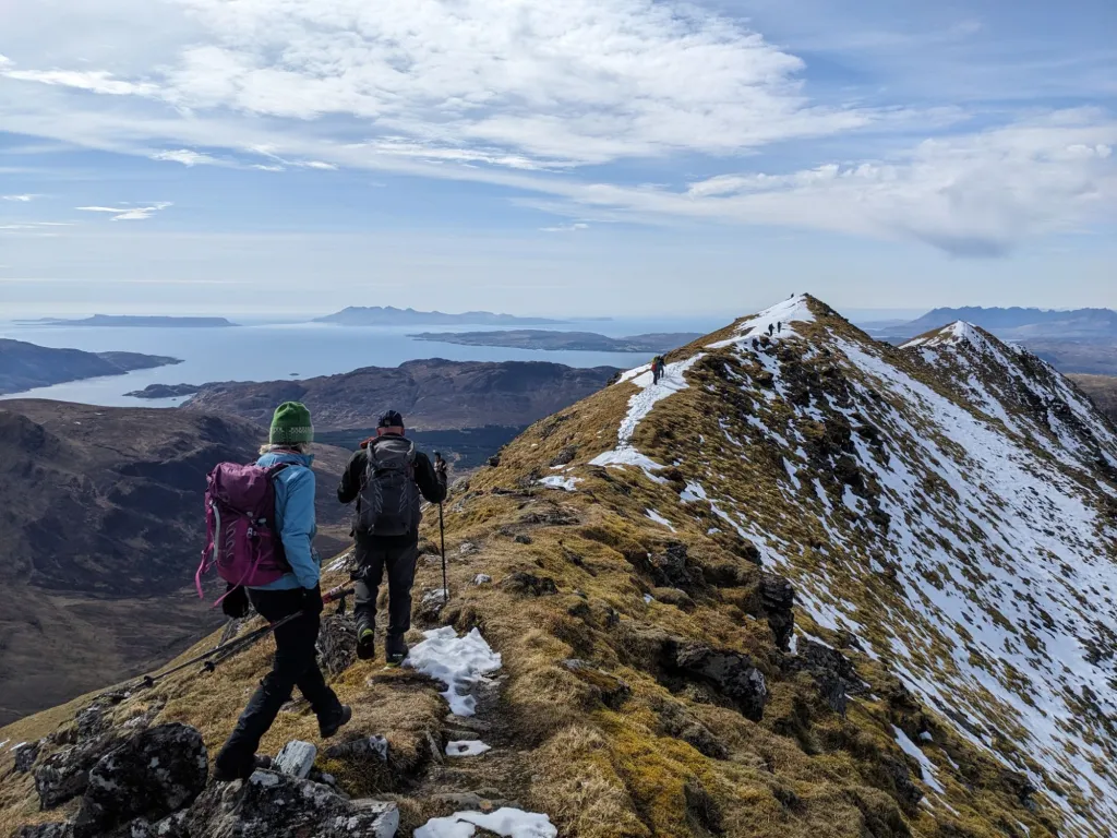  Knoydart Peninsula  snow mountain