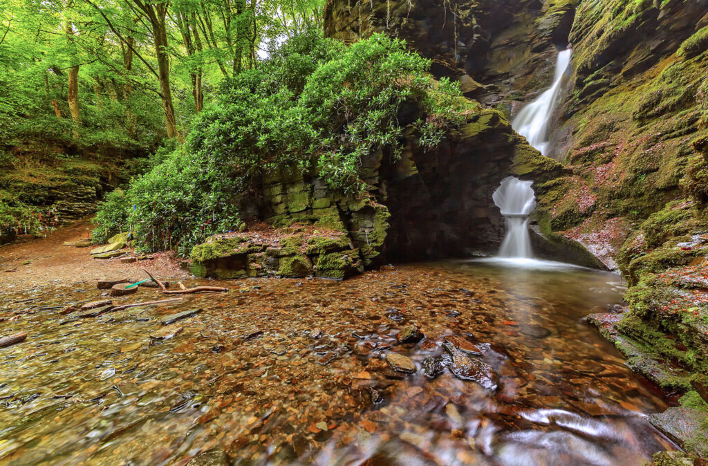 St. Nectan's Glen  waterfall